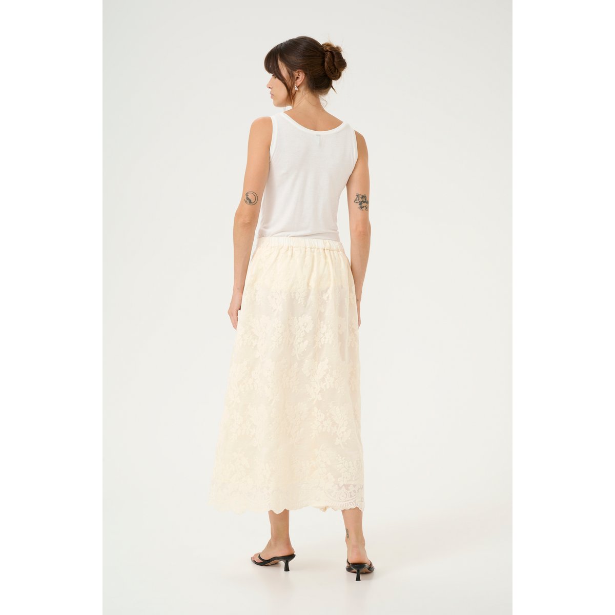 Skirt beige whitecap, CULTURE