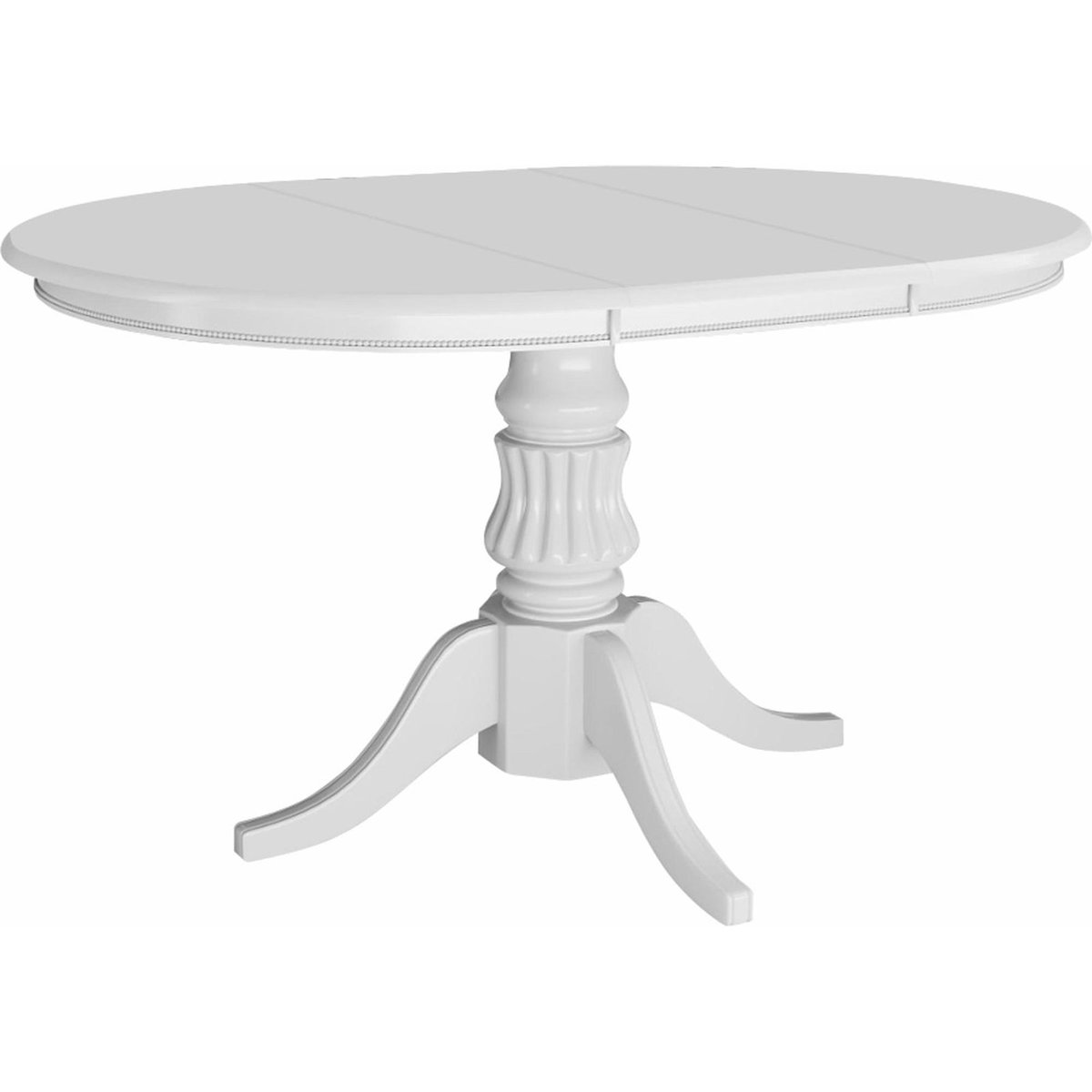 Table extensible ronde, Collection VALLE blanc, RECOLLECTION