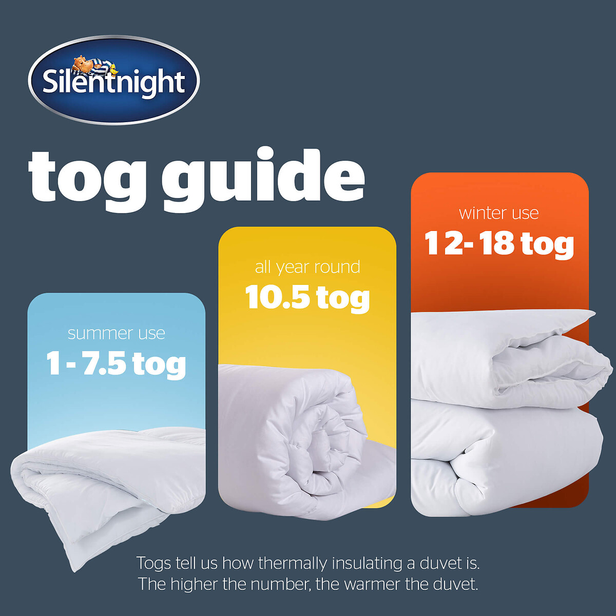 Ultimate Deep Sleep Duvet - 10.5 Tog white, SILENTNIGHT