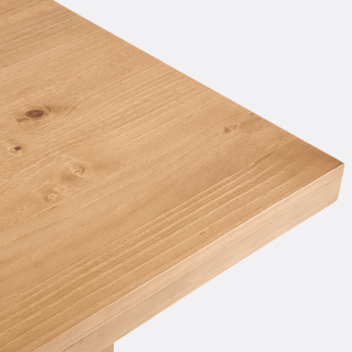 Table de repas fixe en pin massif, 4 à 6 couverts, MALU pin ciré, LA REDOUTE INTERIEURS