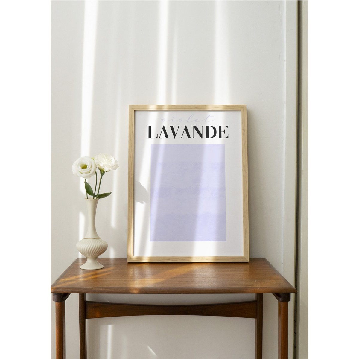 Affiche Violet Lavande blanc, L'AFFICHERIE