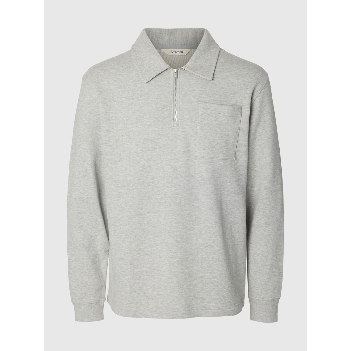 Pullover gris - light grey melange1, SELECTED