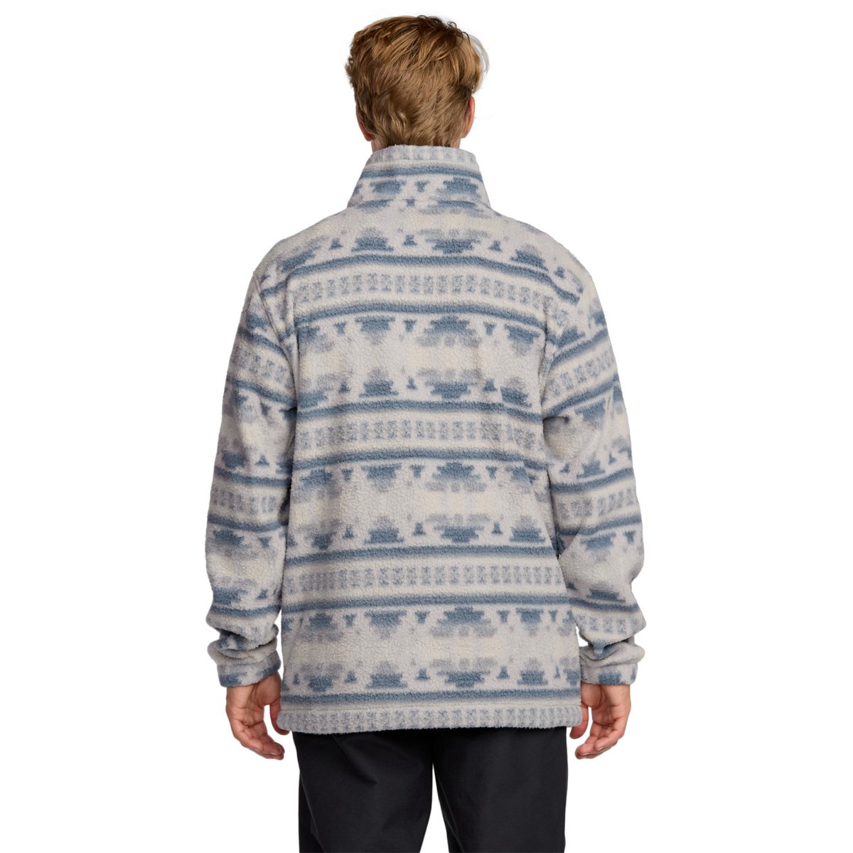 Polaire demi-zip col montant BOUNDARY gris alloy, BILLABONG