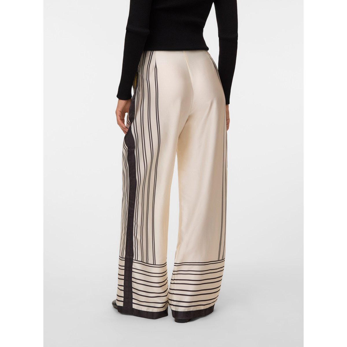 Pantalon À Jambe Large birch, VERO MODA