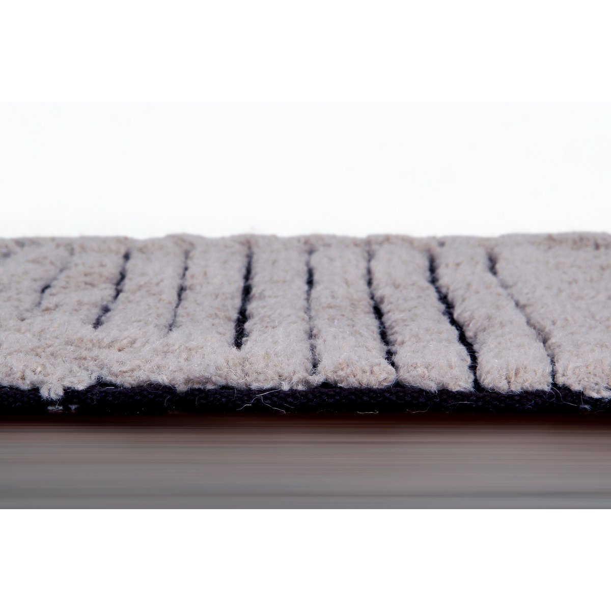 Tapis Lainable Rectangulaire FIELDS beige, LORENA CANALS