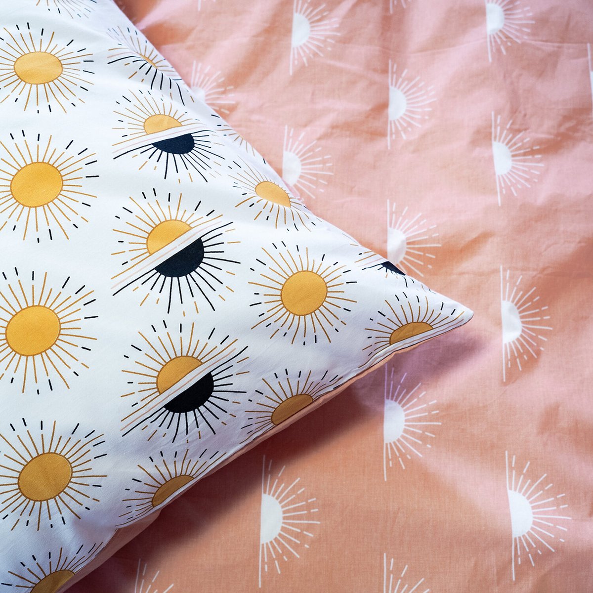 Parure de lit enfant coton, TERRAMEA blanc, C DESIGN HOME TEXTILE
