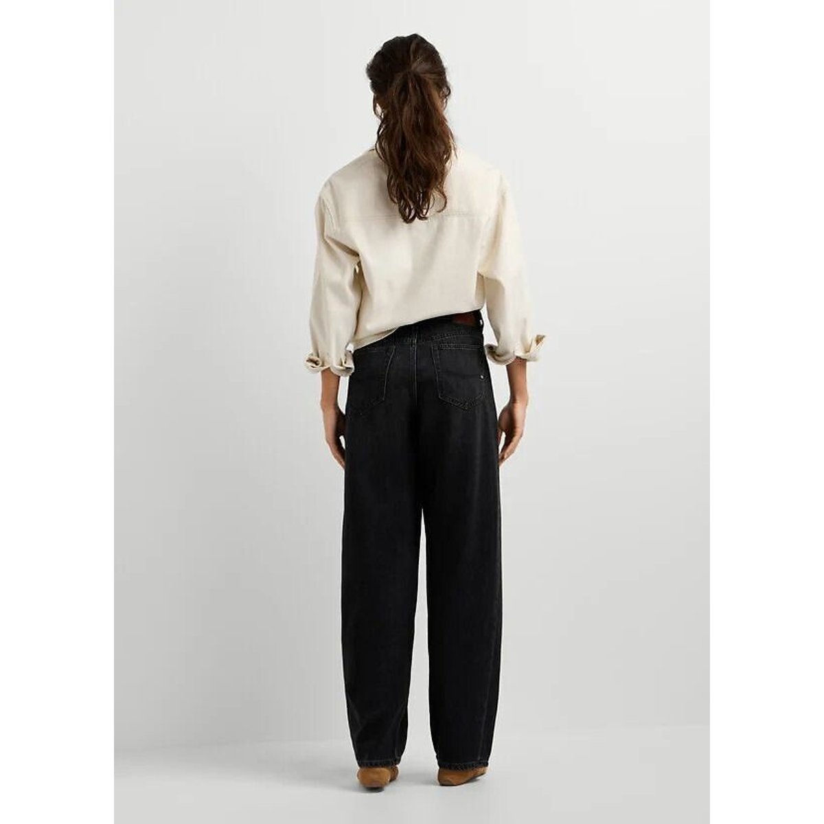 Jean balloon BOW black washed, PEPE JEANS