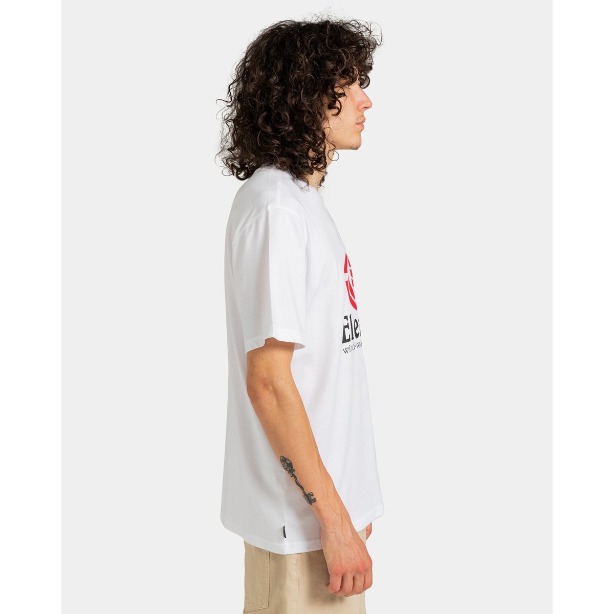 T-Shirt à manches courtes VERTICAL blanc optic white, ELEMENT