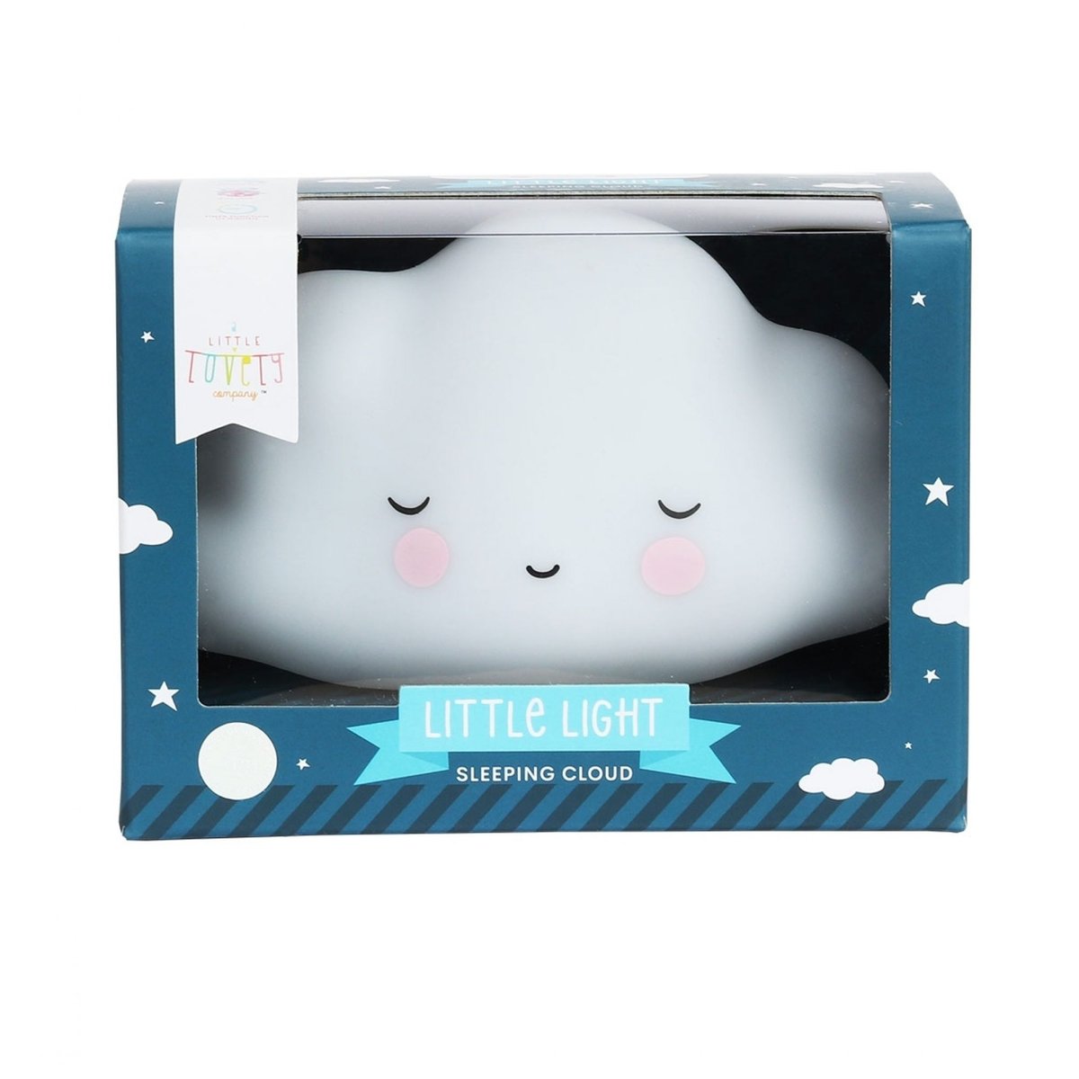 Petite veilleuse nuage endormi blanc, A LITTLE LOVELY COMPANY