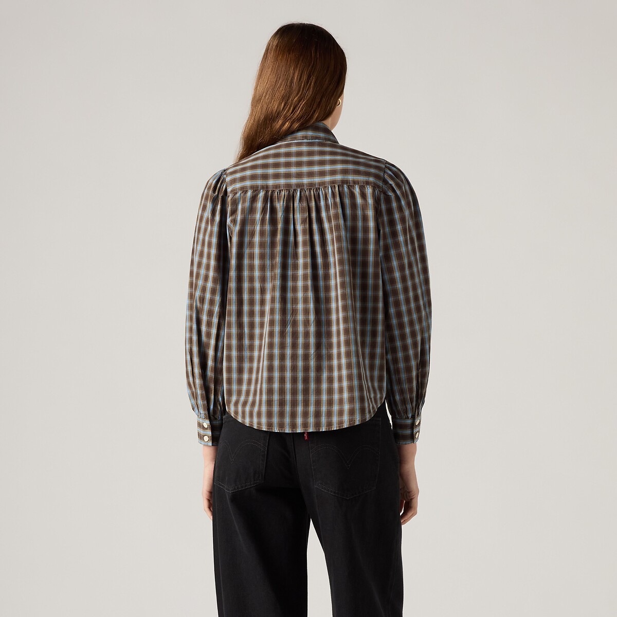 Bluse Judice mit Schluppenkragen grau, LEVI'S