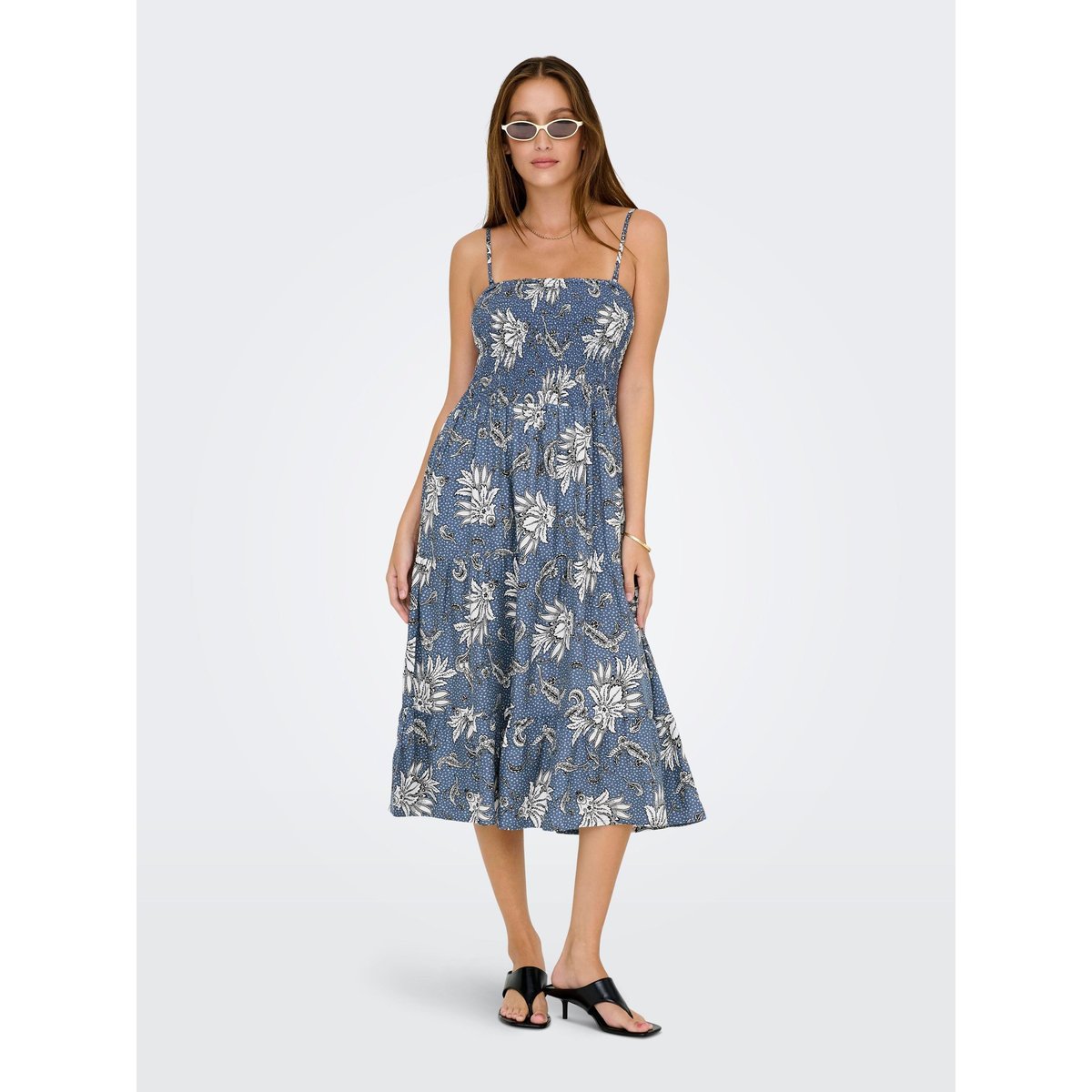 Robe vintage indigo, ONLY