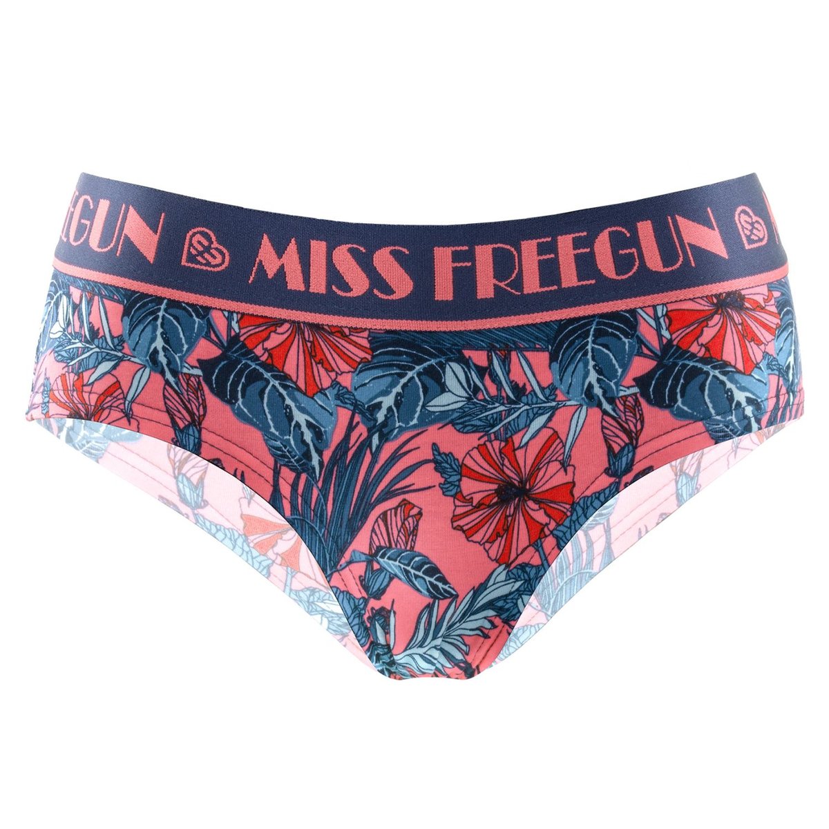 Lot De 3 Culottes Tropical rouge/rose/bleu, FREEGUN