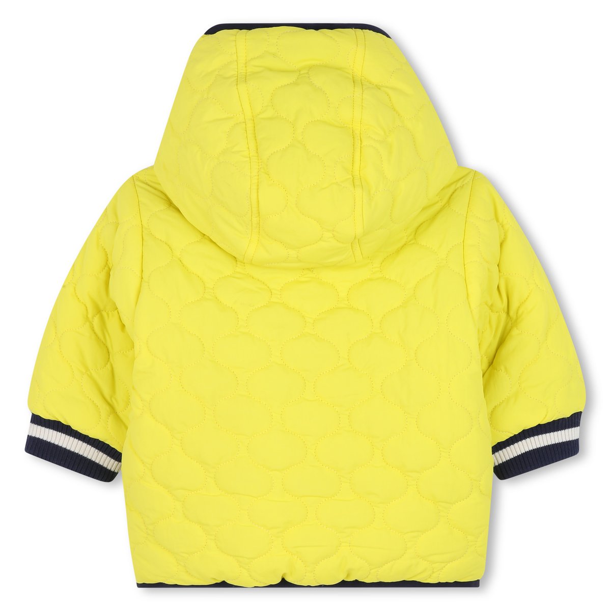 Chemise en duvet réversible avec capuche chaude jaune neon, TIMBERLAND