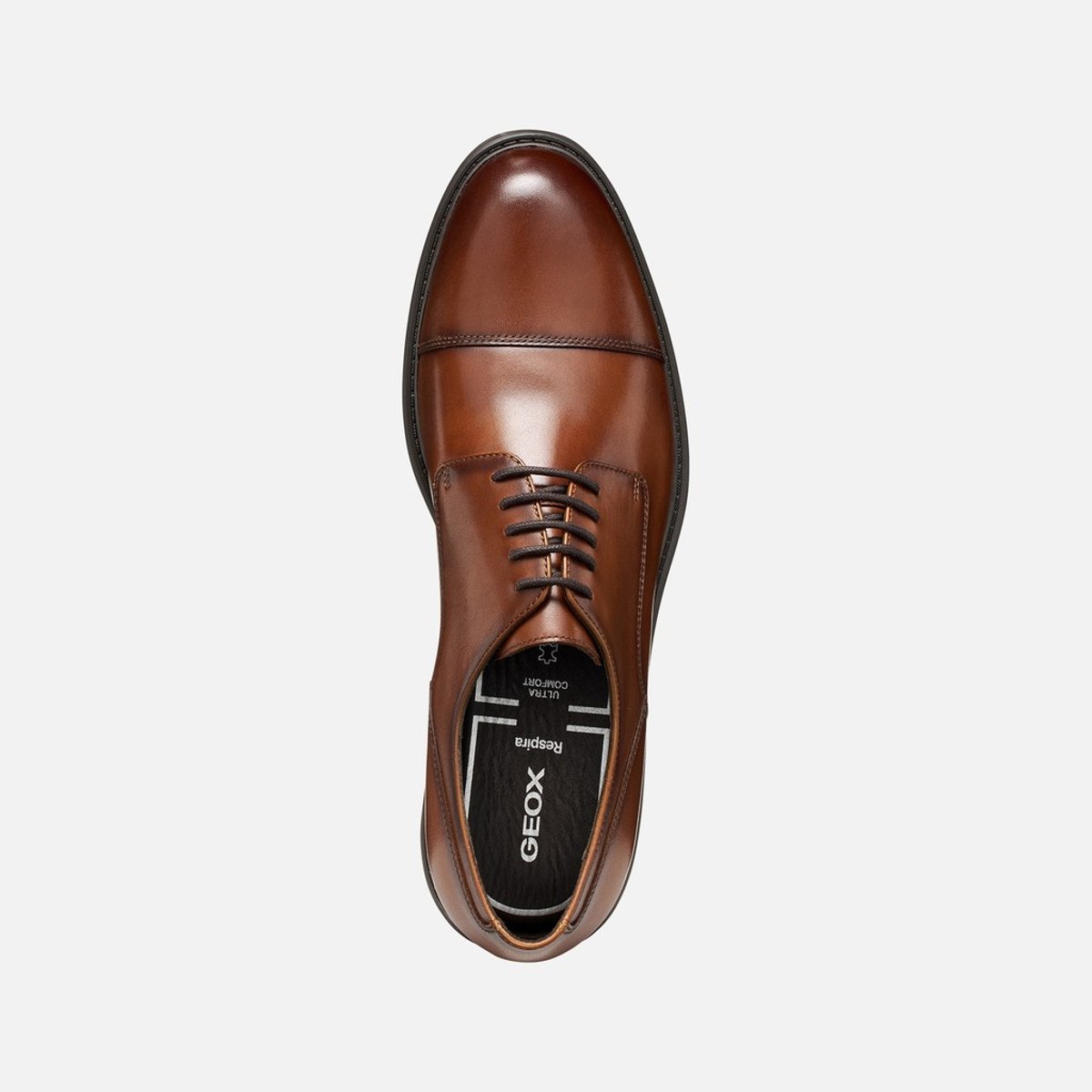 Derbies U WALK PLEASURE B cognac, GEOX
