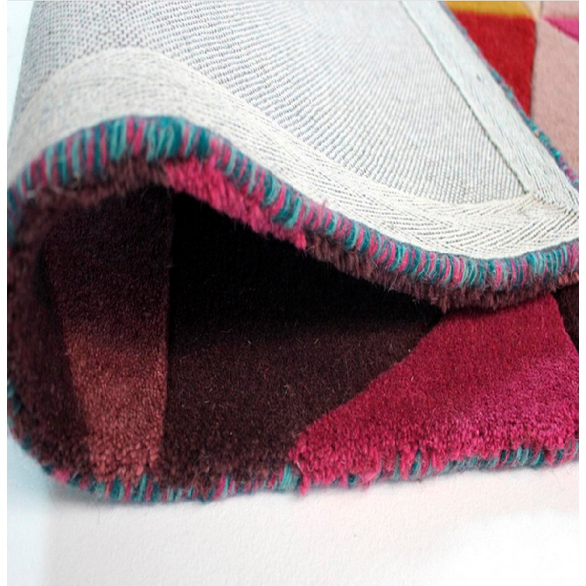 Tapis salon et chambre Laine Design PLYMOUTH multicolore, NOVATREND