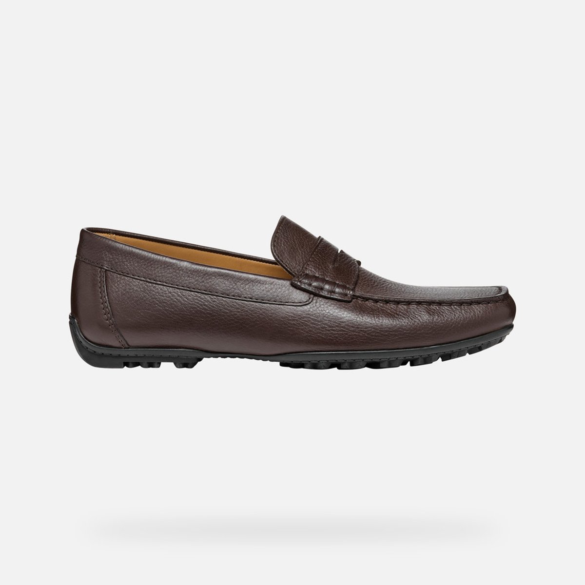 Mocassins U KOSMOPOLIS +GRIP W marron foncé, GEOX