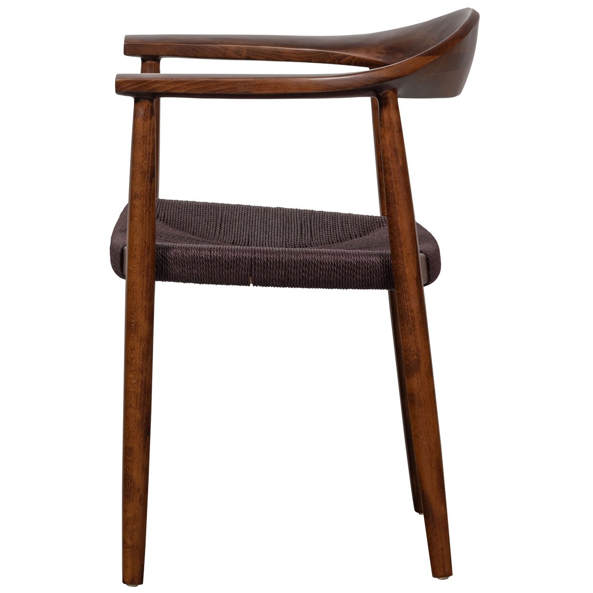 Lot de 2 chaises de table en hêtre EMBRACE marron foncé, VTWONEN