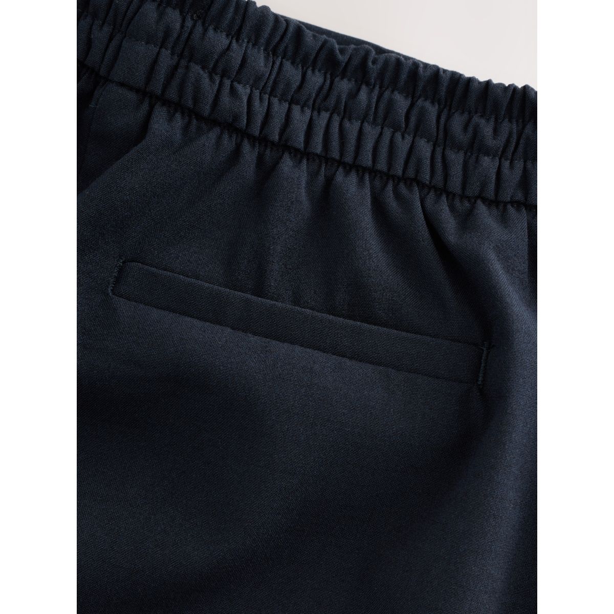 Pantalon large ajusté bleu marine, NEXT