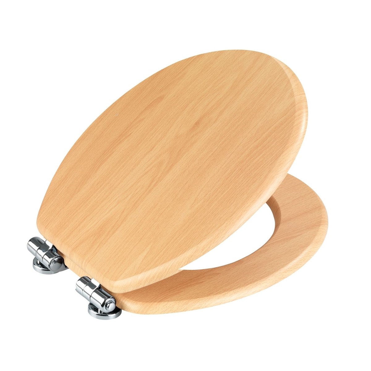 Abattant WC en MDF effet bois d'hêtre marron, WENKO