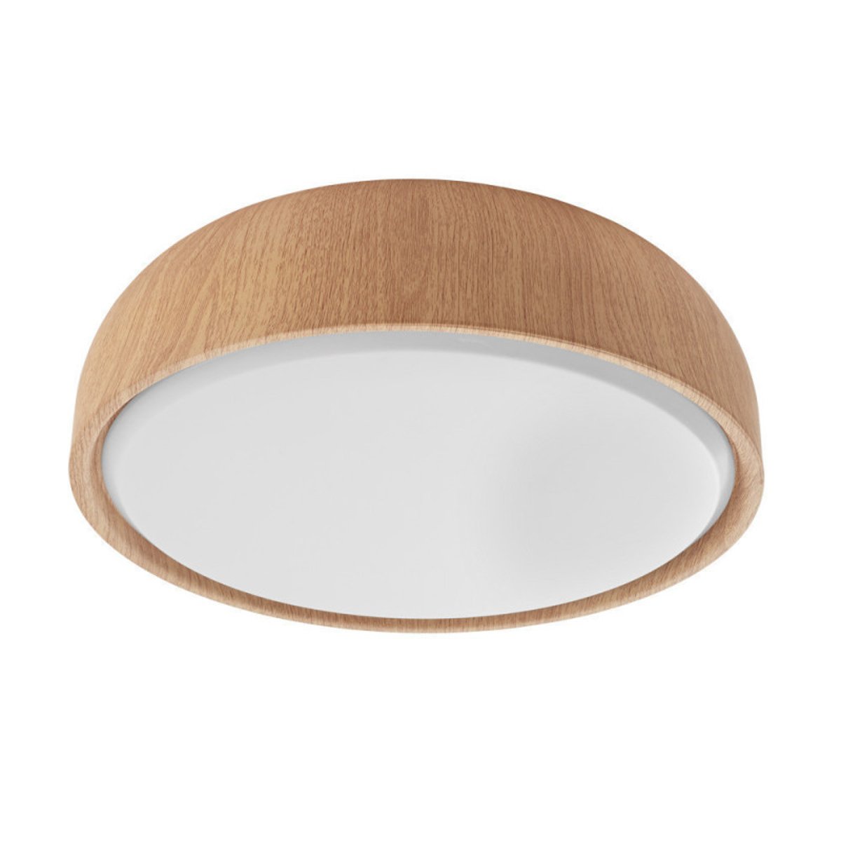 Plafonnier led CCT salle de bain Tokio impression bois marron, MILLUMINE