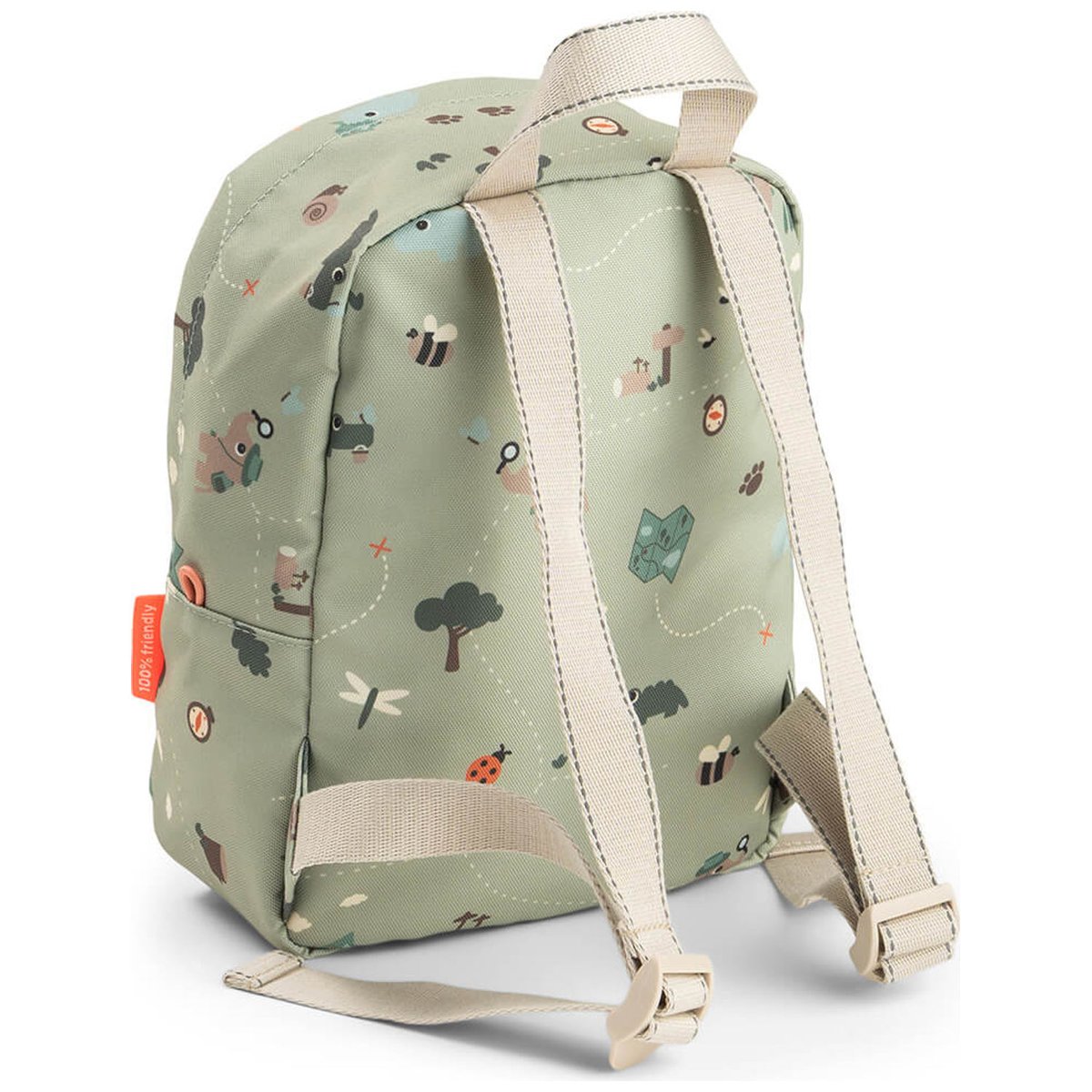 Petit sac à dos vert, DONE BY DEER
