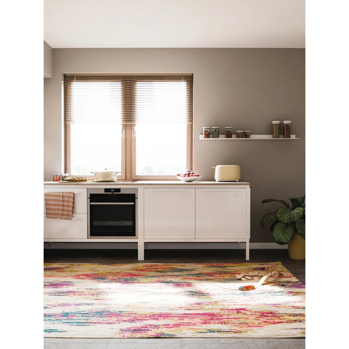 Tapis CASA multicouleur, BENUTA 
