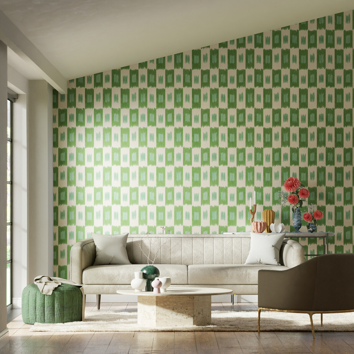 Shiruku Wallpaper emerald, HARLEQUIN