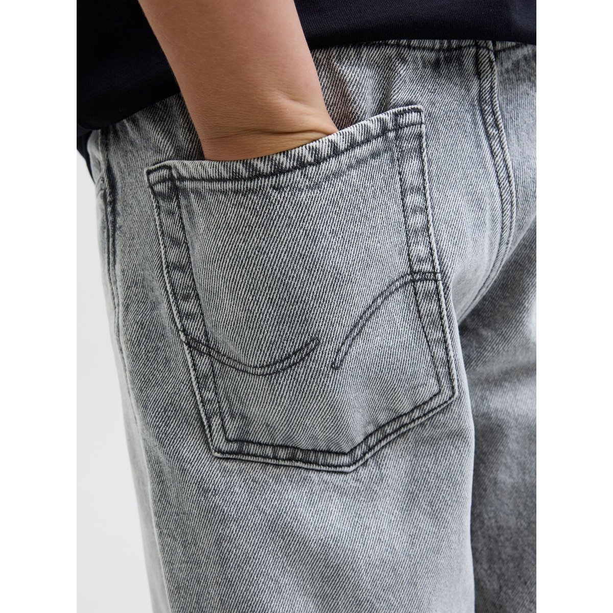 Jean Coupe Décontractée grey denim, JACK & JONES JUNIOR