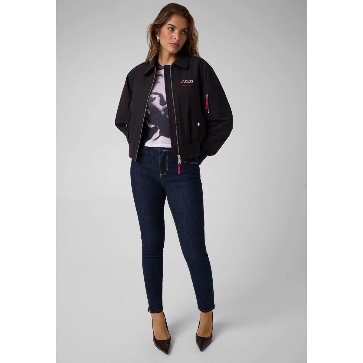 Blouson Aviateur noir, GUESS