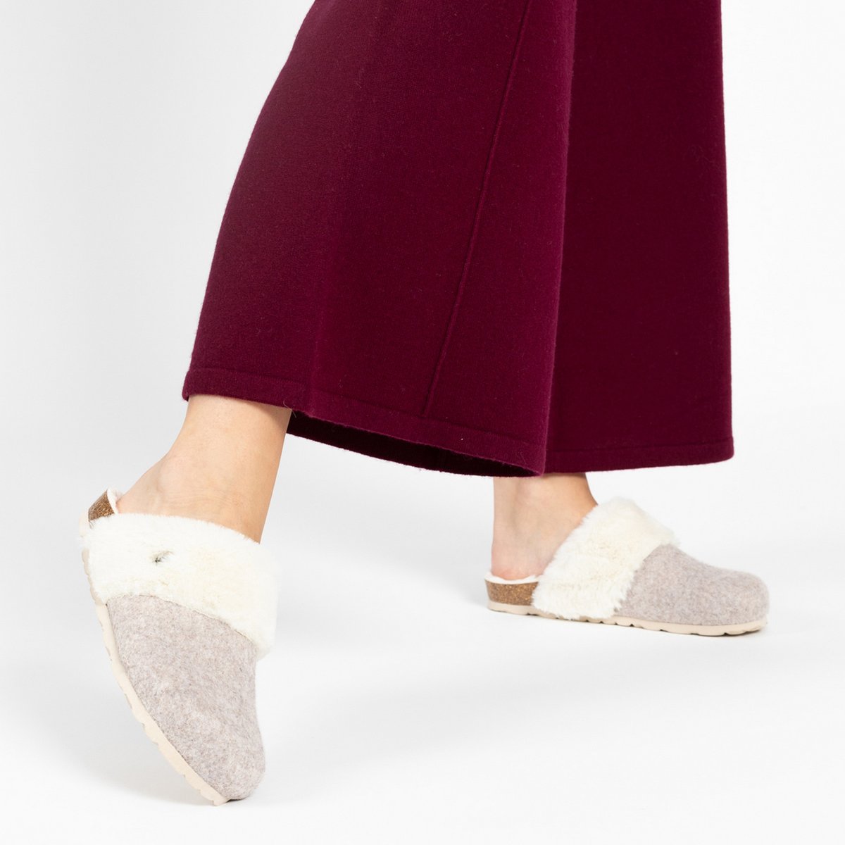 Sabots MAIK pour femme beige, BAYTON