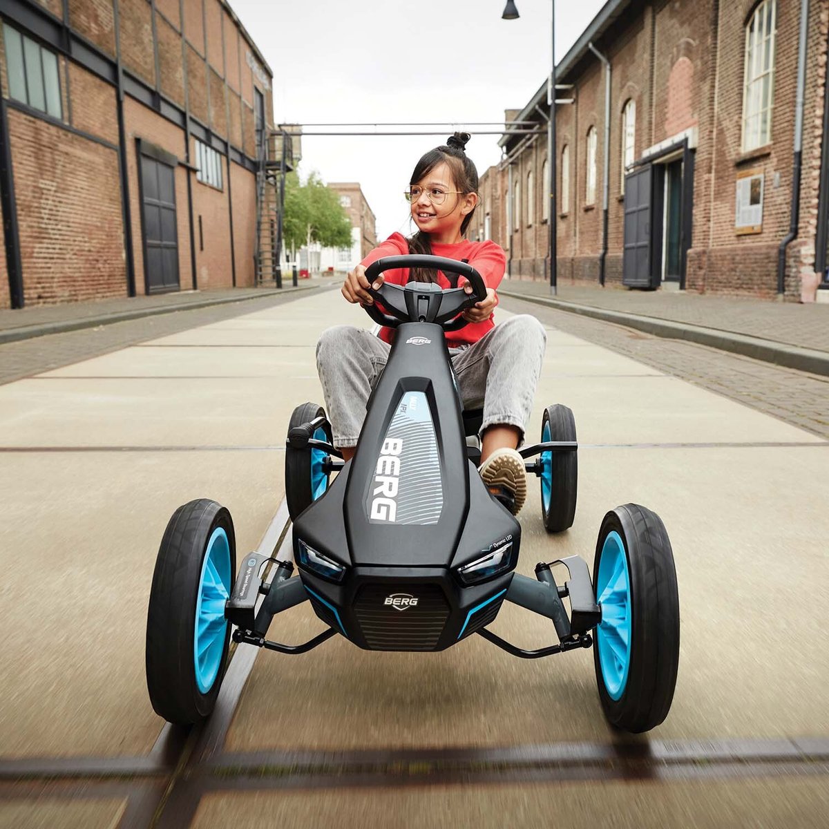 Kart à pédale Rally APX bleu, BERG TOYS