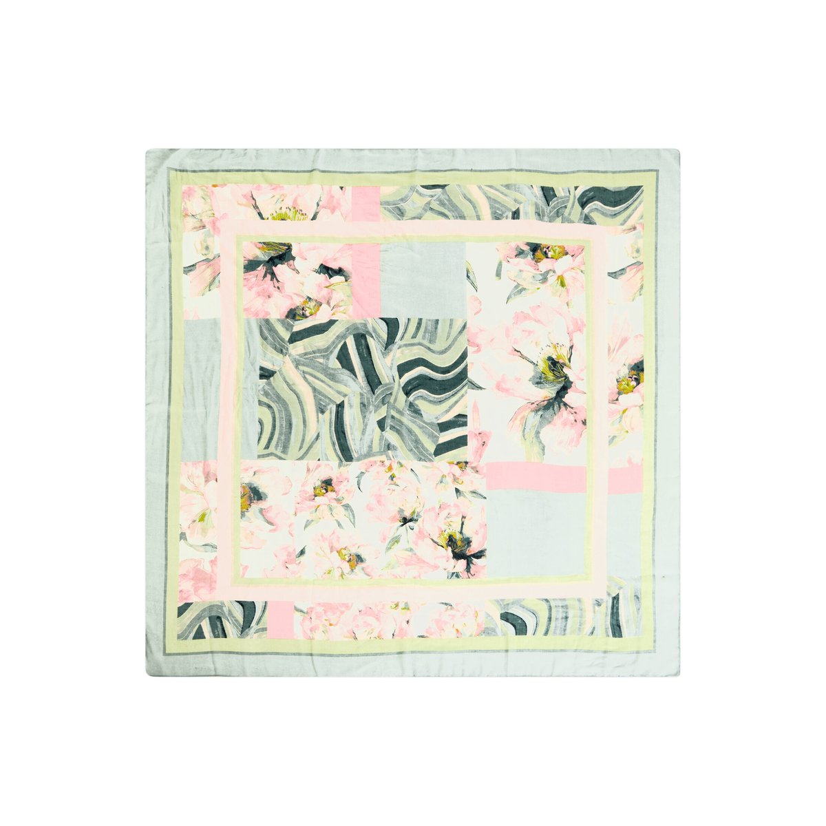 Foulard à impression mint/rosé, BETTY BARCLAY