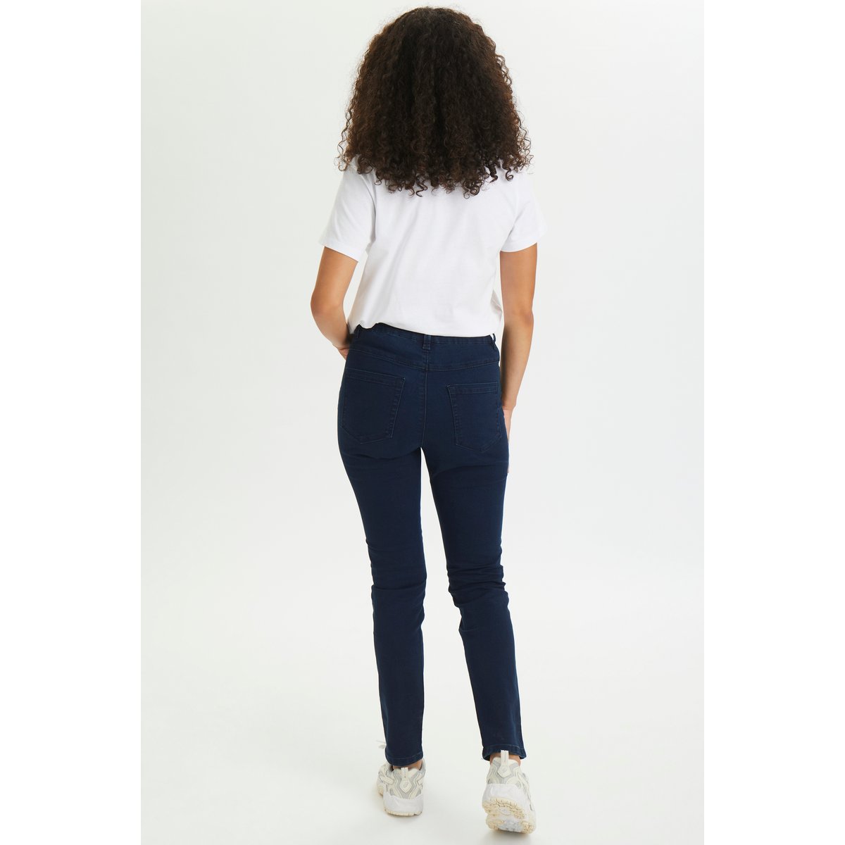 Jeans bleu dark blue denim, KAFFE