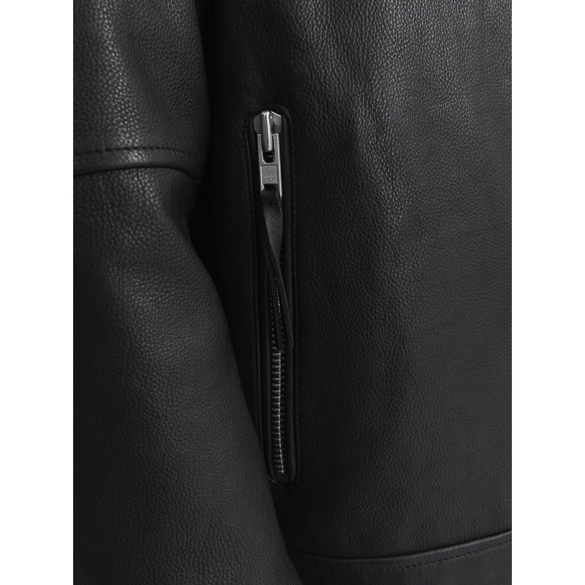 Veste En Cuir black, JACK & JONES