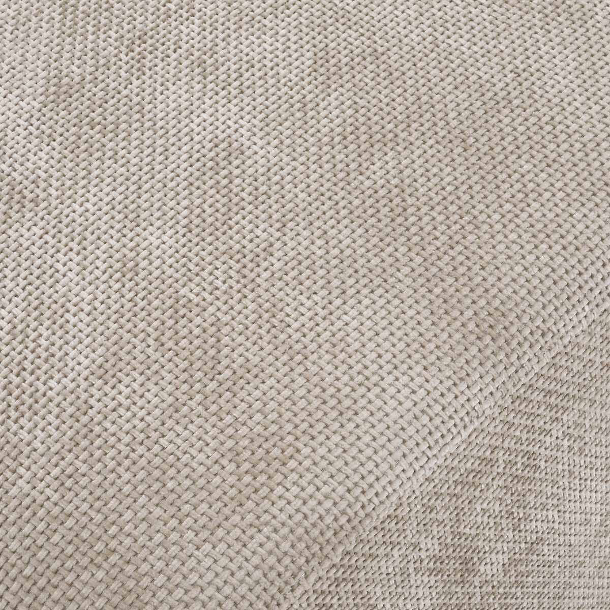 Canapé d'angle convertible chenille croisée, Gina taupe, LA REDOUTE INTERIEURS
