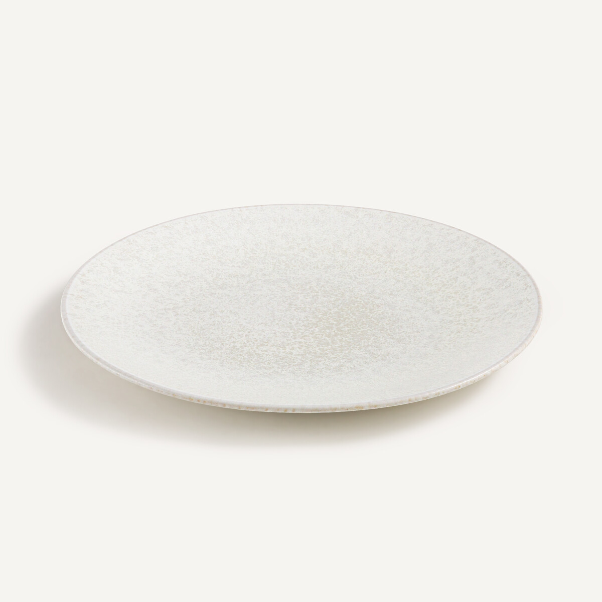 Set of 4 Kanso Glazed Stoneware Dinner Plates white, AM.PM