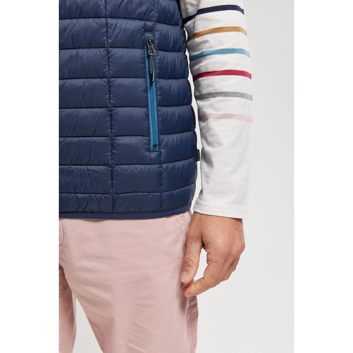 Doudoune sans manches md/fjord/bleu dauphin, ARMOR-LUX