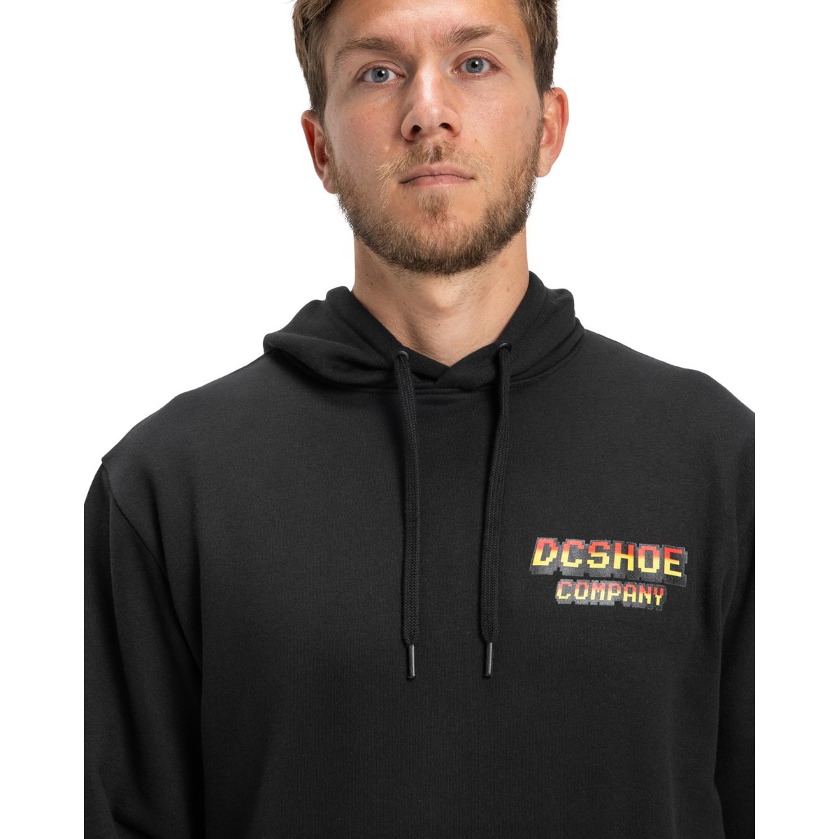 Sweat à capuche TWO BIT PH. noir black, DC SHOES