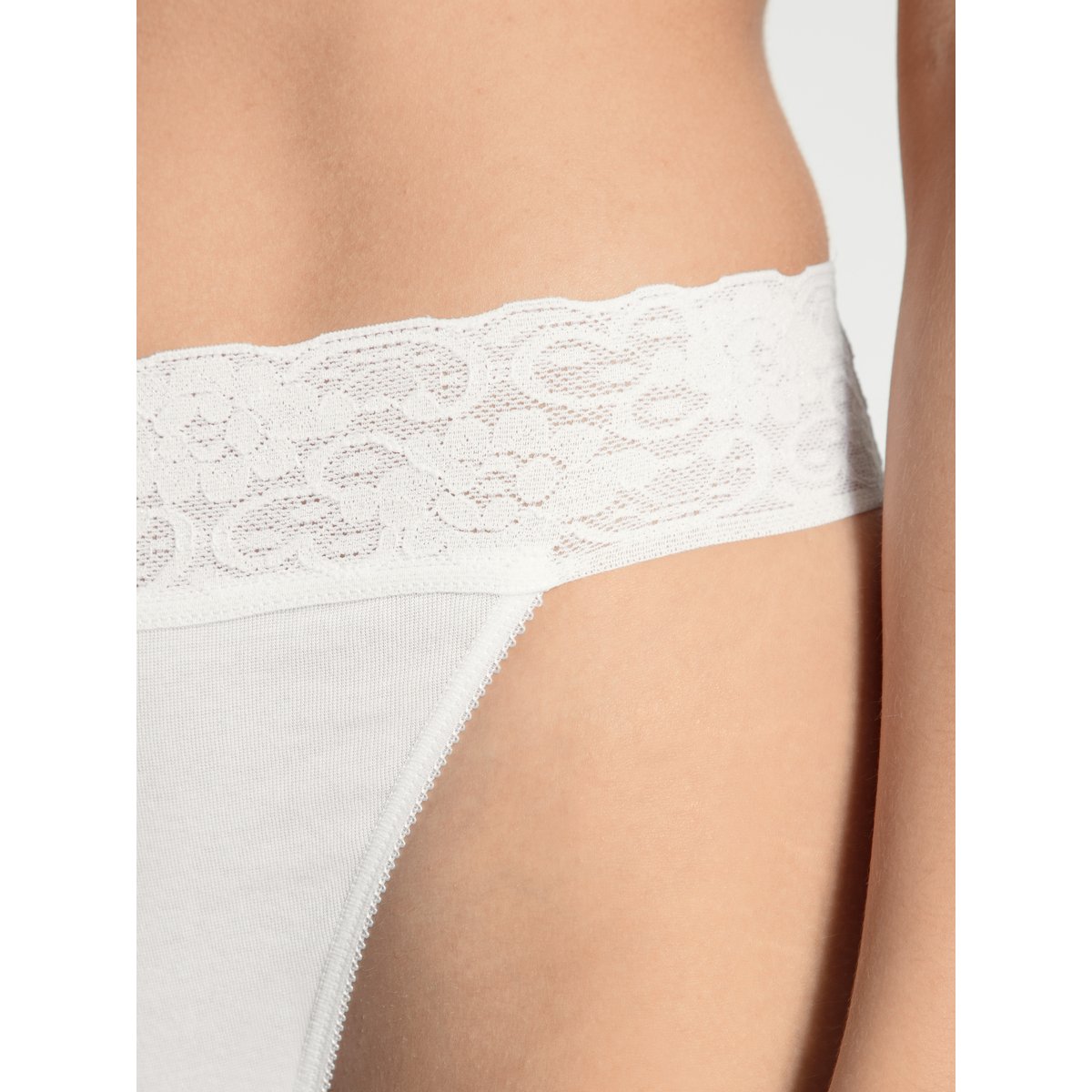Culotte Coton ICONICS blanc, CALIDA