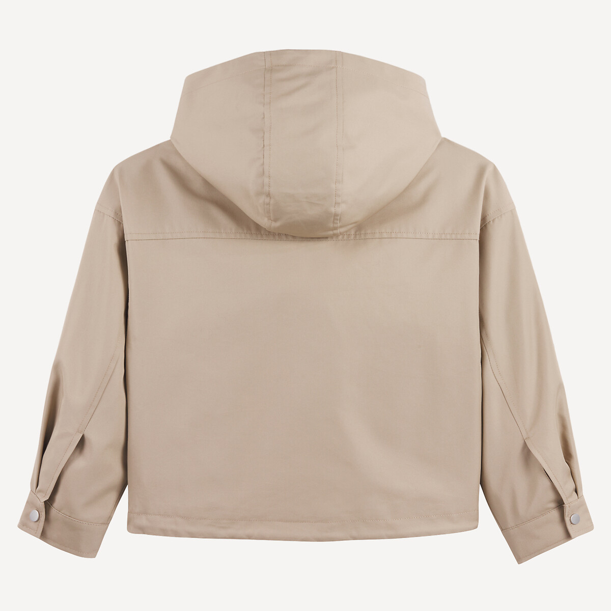 Blouson à capuche, urbain, léger, esprit sport beige, LA REDOUTE COLLECTIONS