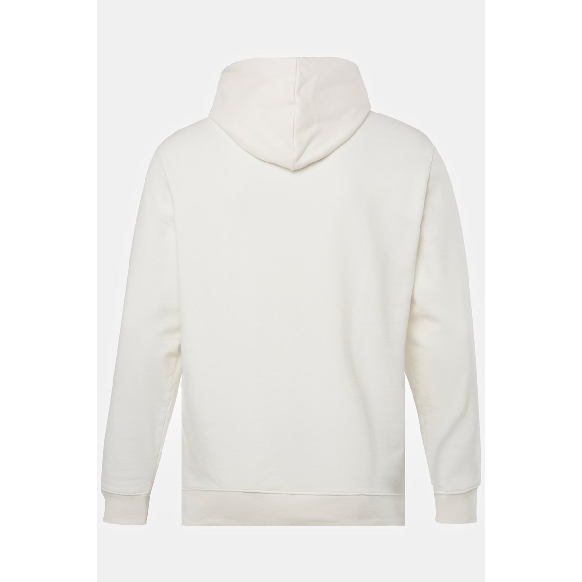 Sweat à capuche. Coupe oversized et imprimé blanc cassé, STHUGE