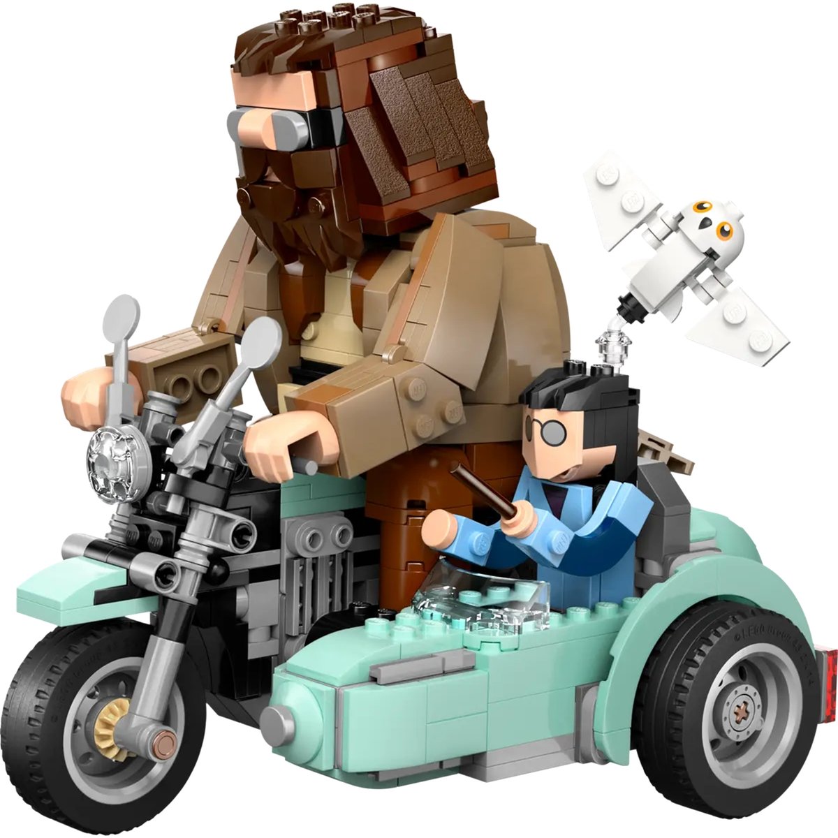 Harry Potter La balade en moto de Hagrid™ et Harry multicolore, LEGO