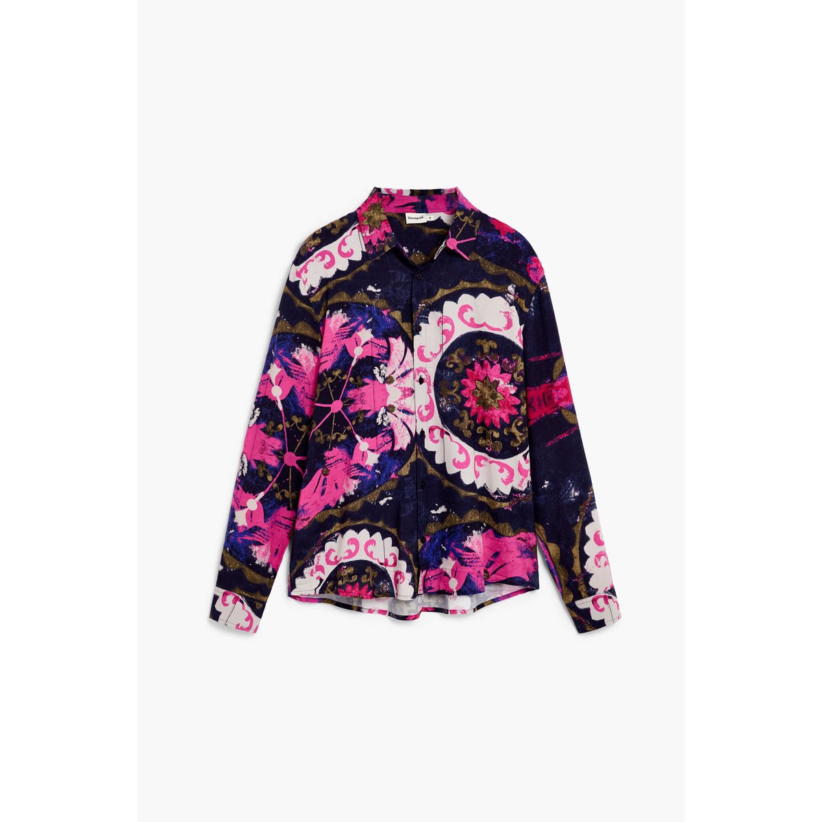 chemise à manches longues mandala rose, DESIGUAL