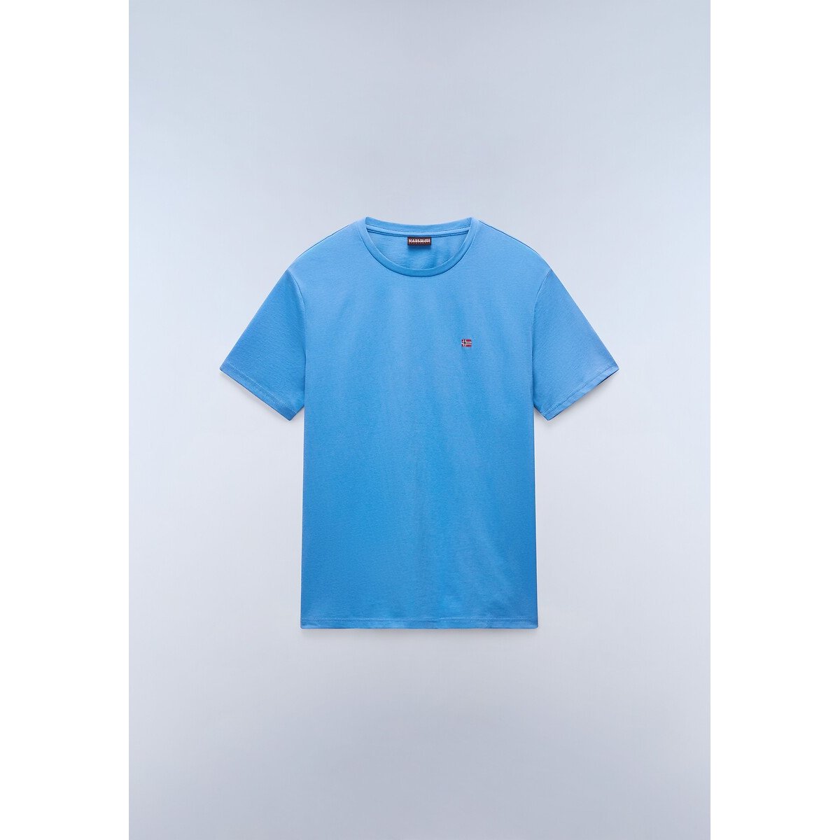 T-shirt maniche corte Salis blu tinta unita , NAPAPIJRI