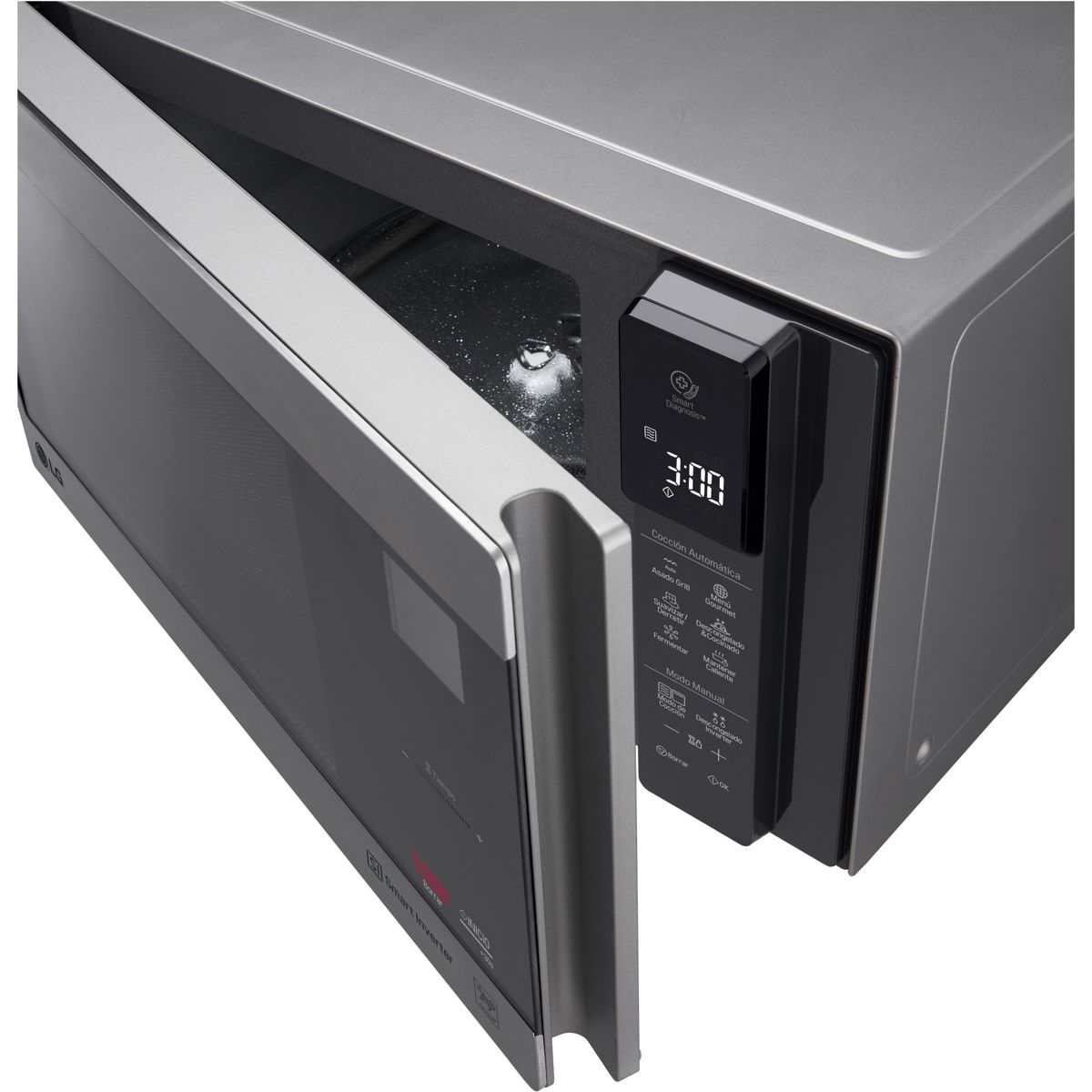 Micro ondes grill MH7295CIR inox / miroir, LG