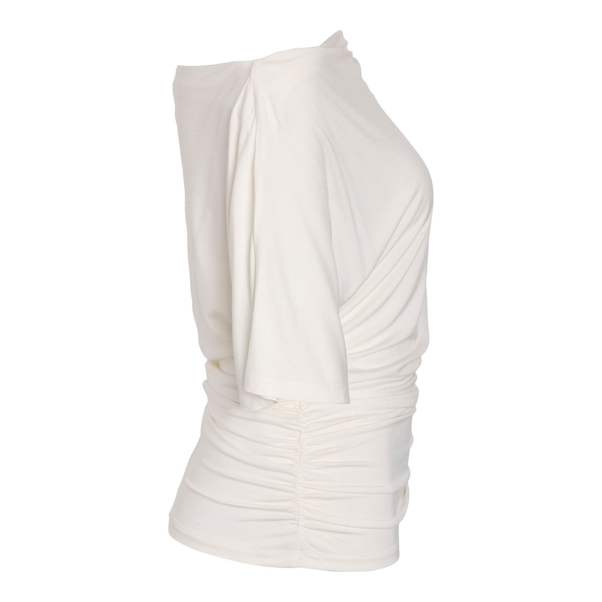 Haut Asymétrique blanc - bright white1, NOISY MAY