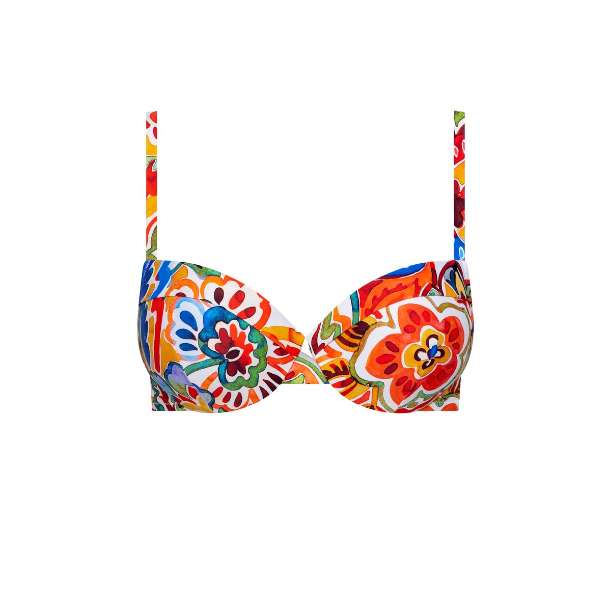 Haut maillot de bain préformé MEXICO rouge, LISCA