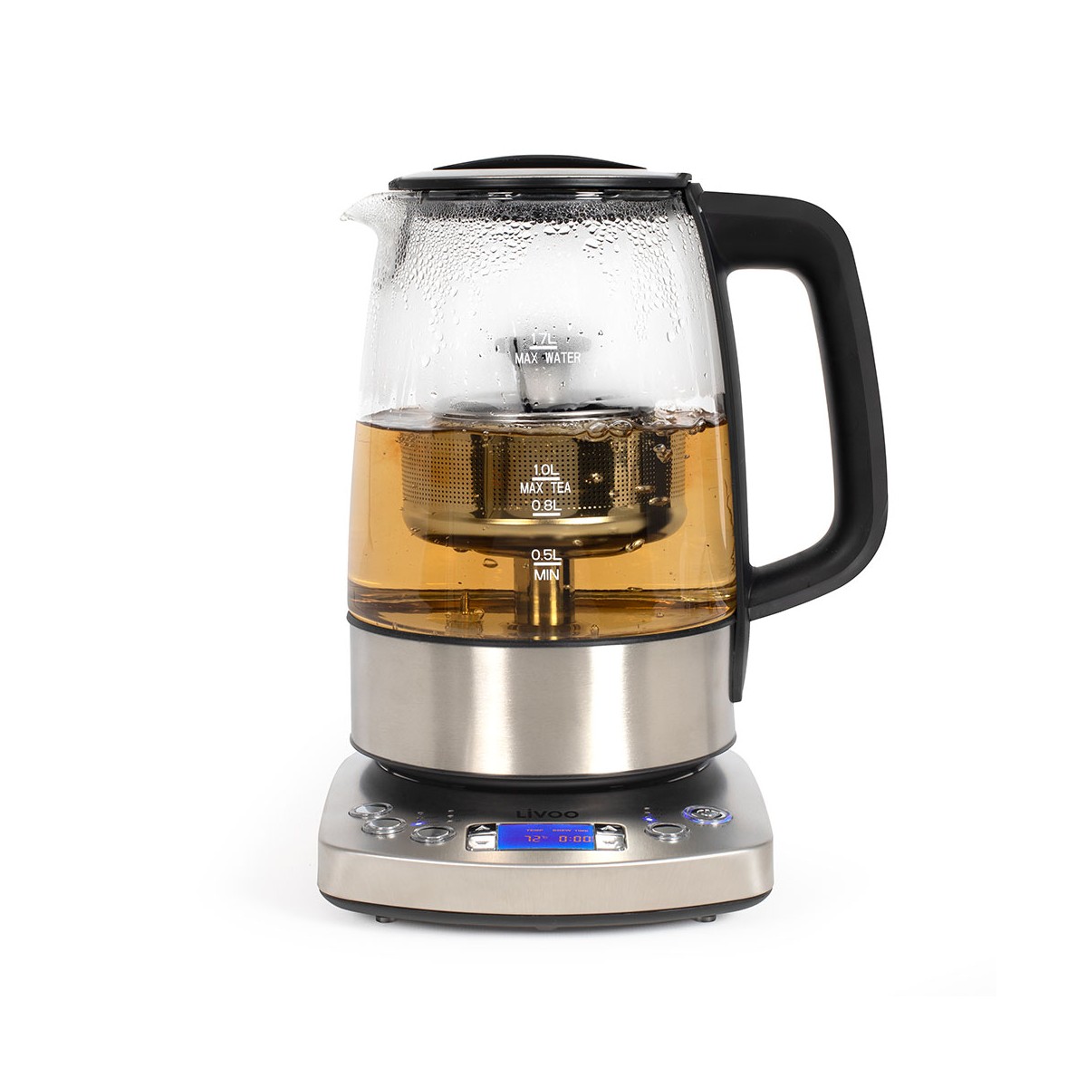 Bouilloire théière automatique 1,7 L couleur unique, LIVOO