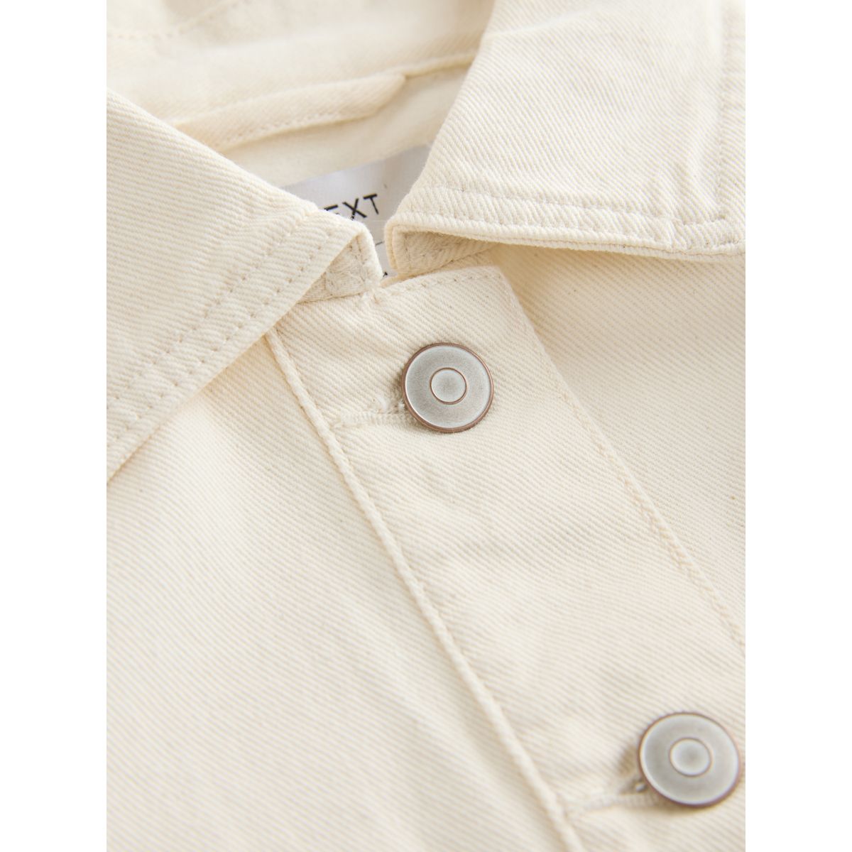 Veste en coton à 2 poches écru, NEXT