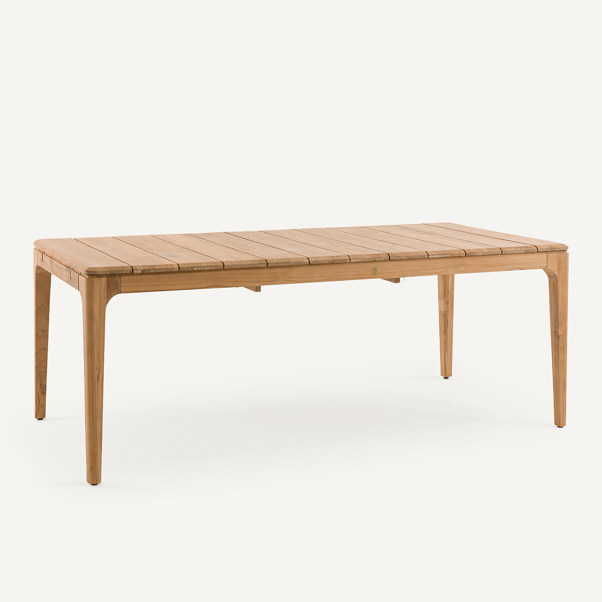 Table de jardin extensible, en teck massif, 8 à 12 personnes, CORDANO sable, AM.PM